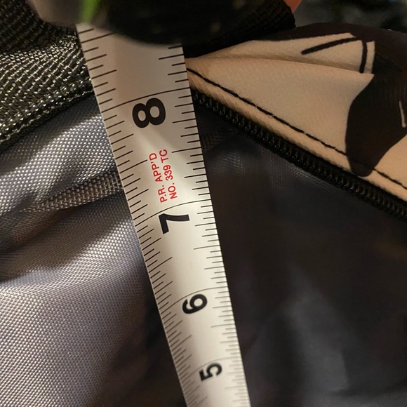 Butterfly Backpack White and Black Preppy Classic Backpack Waterproof - Picture 8 of 8